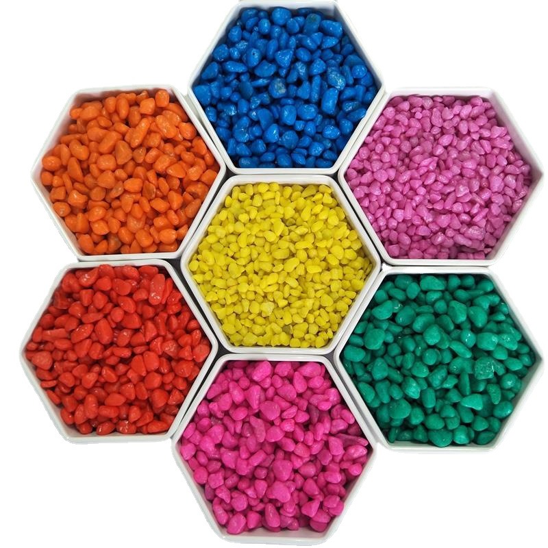 Colored Stones, Colorfuled Stones, Potted Paving, Small Colorfuled Stones, Toys, Colorfuled Stones, Colorfuled Pebbles, Simulated Stones