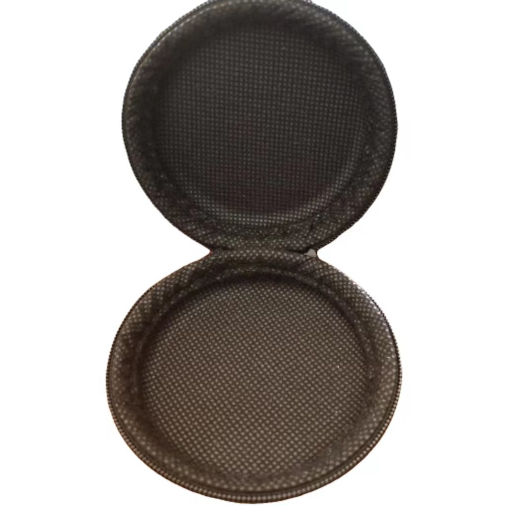 Eva Headphone Bag, Neutral Round Wired Headphone Cosmetics Bag, Data Cable Zipper Box, Bluetooth Headphone Bag.