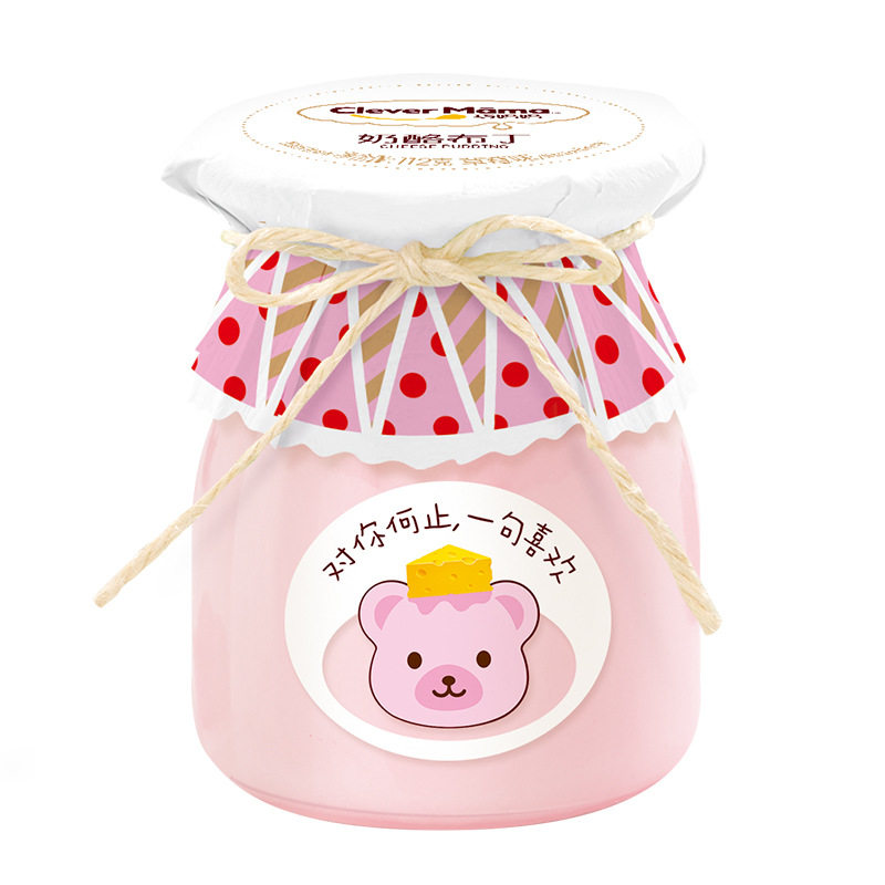Qiao Ma 118g Milk Egg Pudding Leisure Snacks Fried Yogurt Lactic Acid Bacteria Hand Gift Original Cheese Strawberry