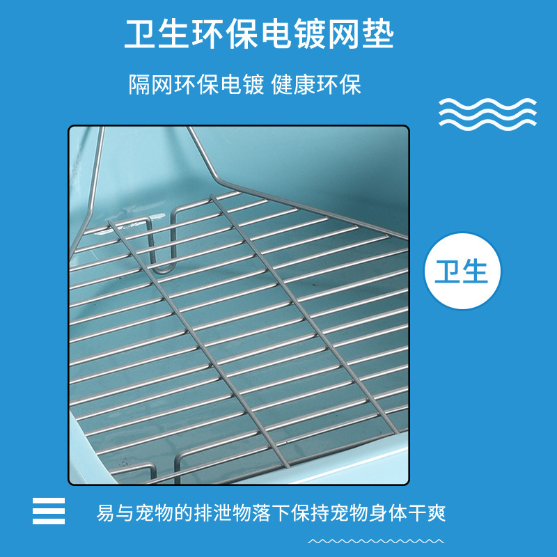 Five-Sided Oversized Weighted Anti-Flip Rabbit Ceramic Toilet Chinchilla Squirrel Ceramic Potty Anti-Spray Rabbit Supplies