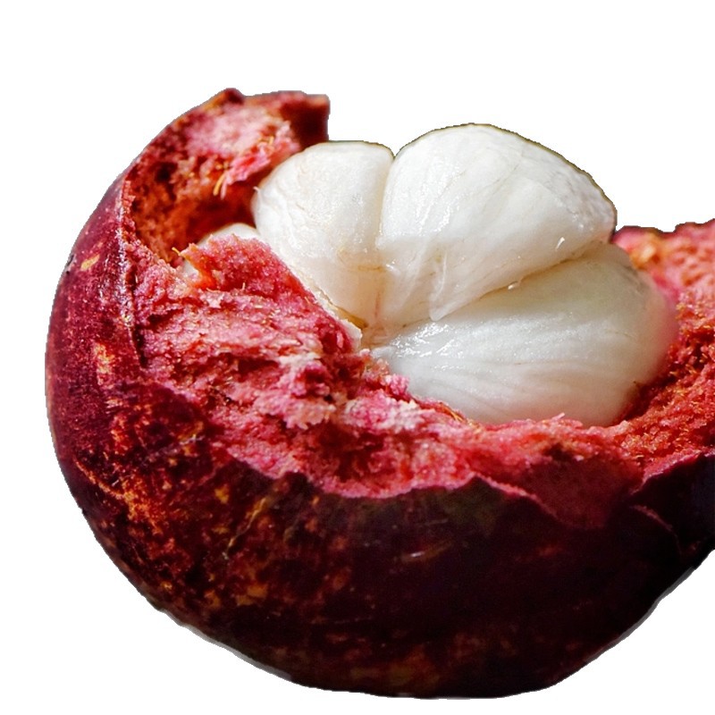 Thailand Imported Fresh Mangosteen, Extra Large Fruit 46A, Whole Box of Oil Bamboo, Seasonal Fruit 2.5kg Sf Free Shipping