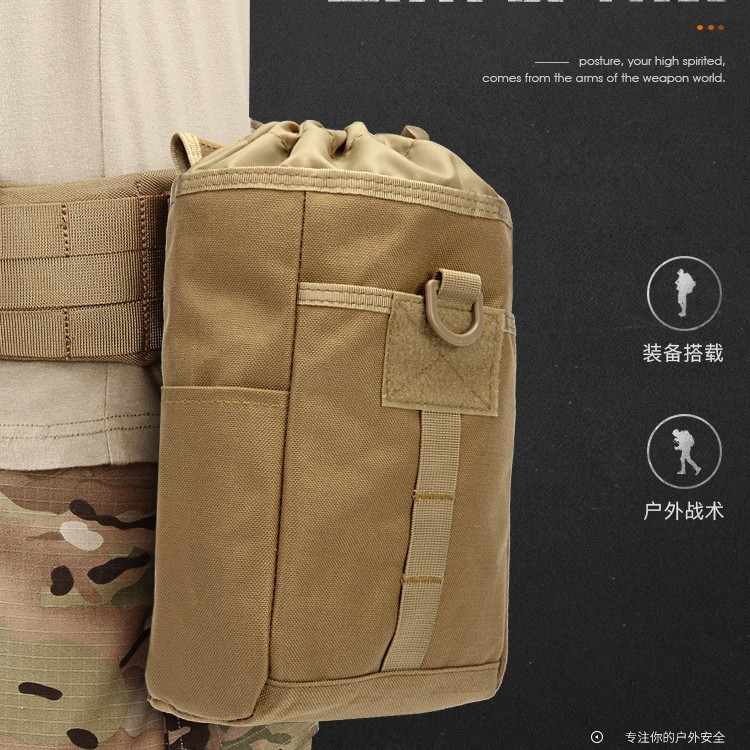 1000D Tactical Recycling Bag Accessory Bag Utility Bag Storage Bag Tool Bag Foldableing Quick Small Bag Molle Hanging Bag