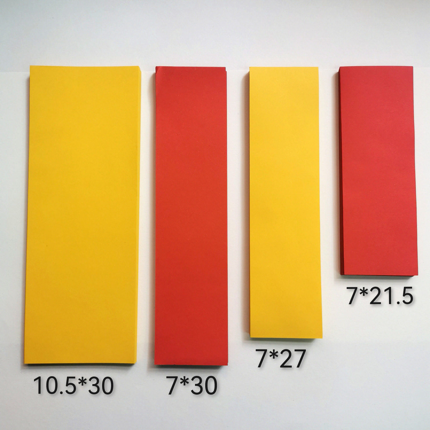 Fu нарисованная желтая бумага 21*7 см плюс щедрое написание длинной полосы хорошей двусторонней пустой бумаги, не пропускающей чернила