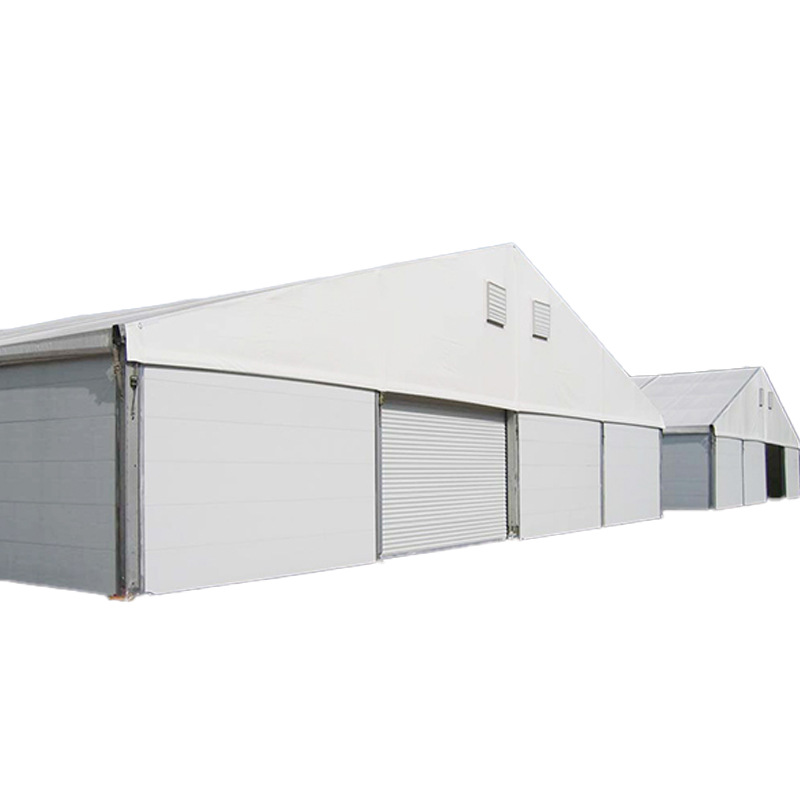 Industrial Large Tent Cold-Resistant Storage European-Style Square Tube Aluminum Frame Removable Outdoor Herringbone Roof Windproof Tent Storage