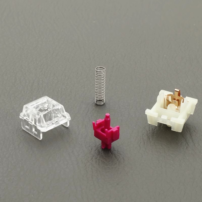 Ktt Red Wine Contech Wine Red Factory Run Spring Classic Mahjong Sound Hifi Linear Axis Hot-Swappable