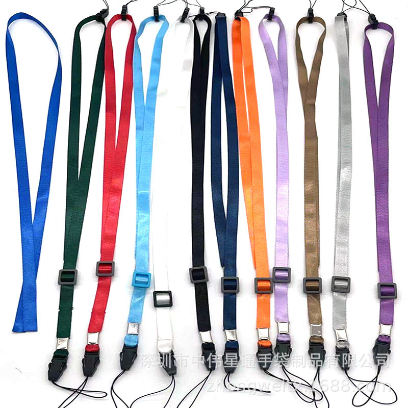 Double-head lanyard aircraft buckle fan lanyard detachable adjustable diagonal lanyard bubble machine camera strap lanyard