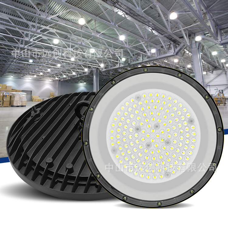 Оптовая продажа лампы UFO Лампа в форме летающей тарелки 200W Лампа для супермаркетов Мастерских Складов Потолочная лампа Светодиодная промышленная и горная лампа