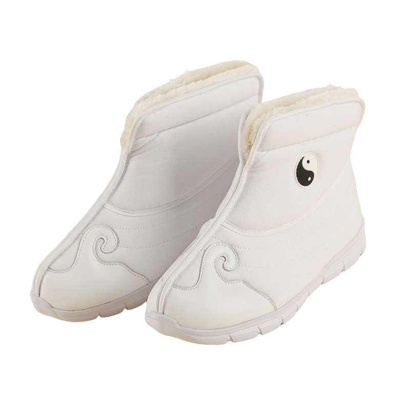 Winter Plush Cloud Hook Shoes, Cloud Hook Boots, Taoist Shoes, Warm Taoist Boots, Ten Directions Shoes, Cotton Shoes, Cotton Boots