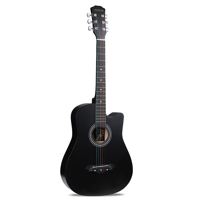 Beginner Guitar Student 38inch for Beginners, Boys and Girls, Entry-Level Folk Acoustic Guitar Instrument