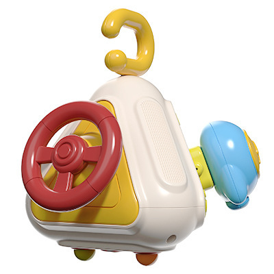 Cross-border space busy ball baby ten-sided multi-functional Montessori comfort early education baby hand-catching ball turn