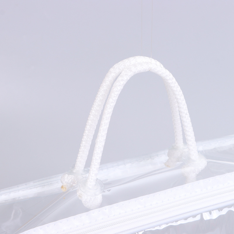 Quilt packaging bag pvc transparent steel wire bag silk quilt air conditioning quilt packaging bag blanket storage steel wire bag customization