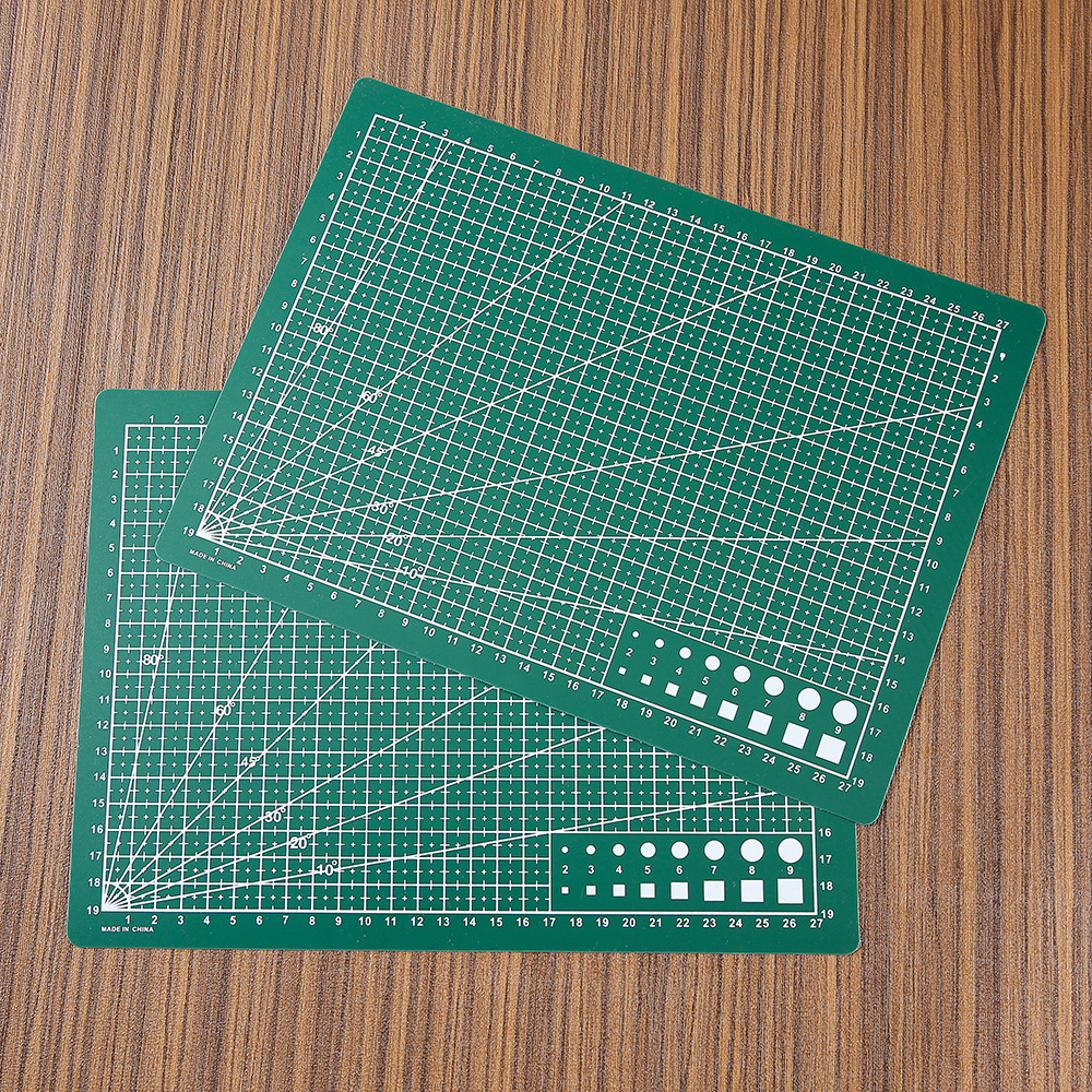 Cutting pad A4 art engraving board ruler plastic cutting board scale board examination special stationery span