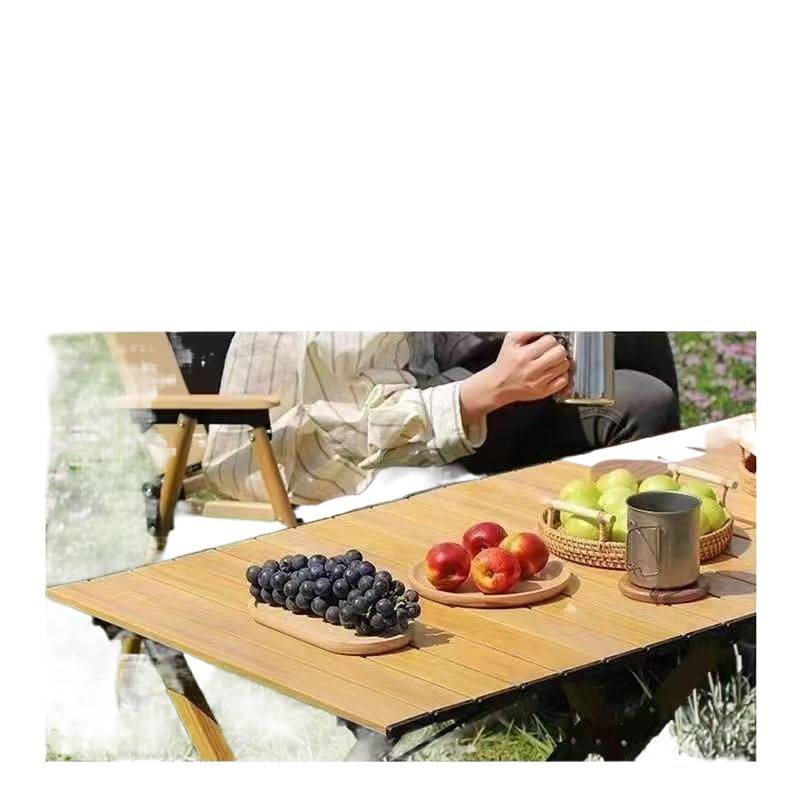 Outdoor Folding Table Camping Table and Chairs Egg Roll Table Portable Picnic Barbecue Stall Equipment Supplies Courtyard Table
