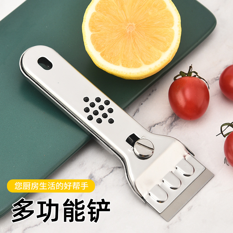 Лезвие для очистки из нержавеющей стали, многофункциональное, для пола и холодильника