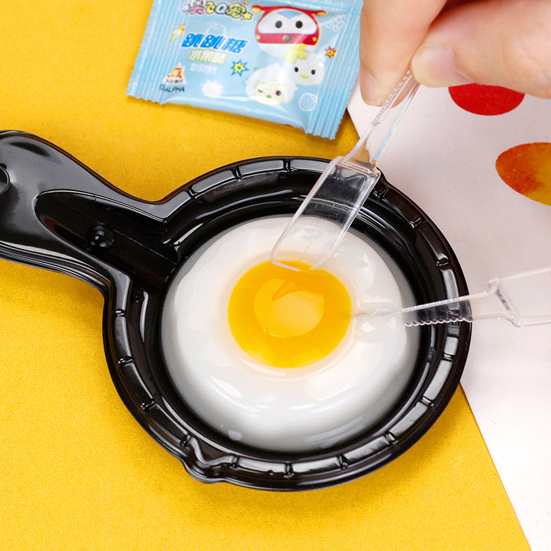 Golden Rice Fried Egg Pudding 80g Bag Popping Candy Snack Jelly Fruit Flavor DIY Candy Toy Baby Entertainer Supermarket Wholesale