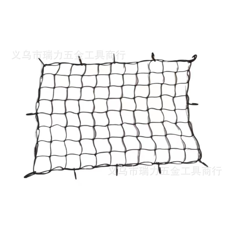 Roof Luggage Net Cargo Elastic Net Manufacturer Wholesale Car Trunk Net Cover Item Fixed Anti-Fall Transportation