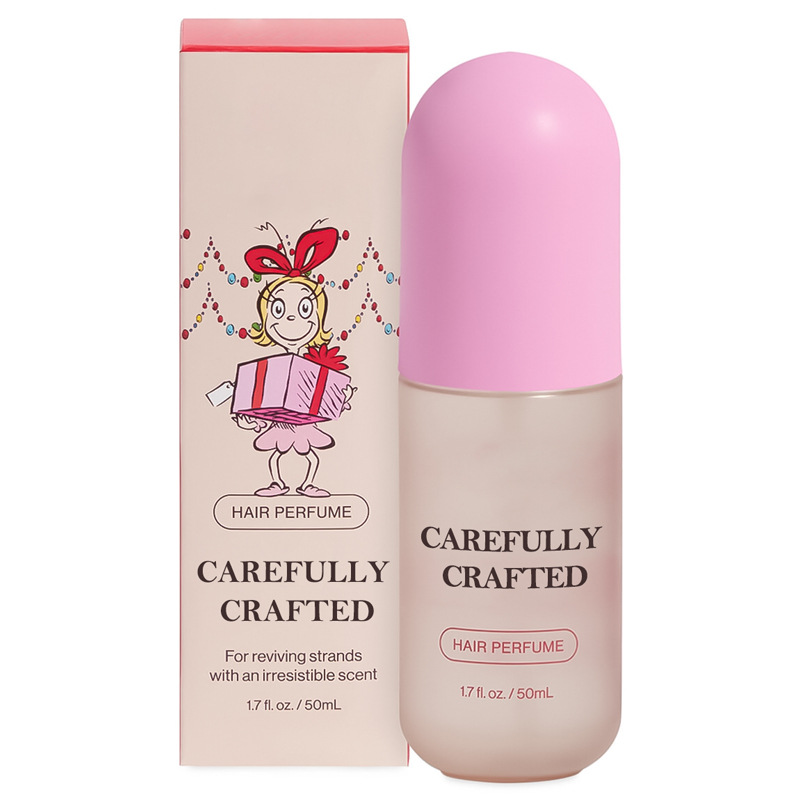 Cross-Border Customized Christmas Cookie Hair Fragrance Spray, Long-Lasting Fragrance, Full English Perfume, Foreign Trade Oem Processing