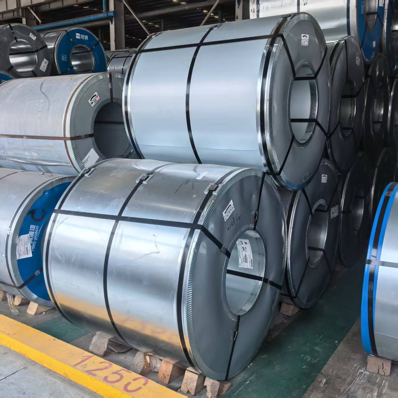 Factory Direct Supply Baosteel Galvanized 0.3/0.4/0.5 Multi-Specification Spcc Cold-Rolled Coil Deep-Drawing Aluminum-Coated in Stock