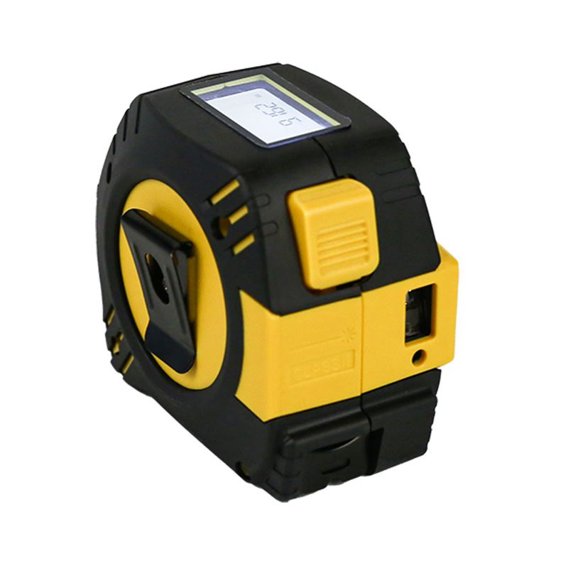 Cross-border 2in1 infrared laser rangefinder charging 80m 40m 5m tape measure rangefinder
