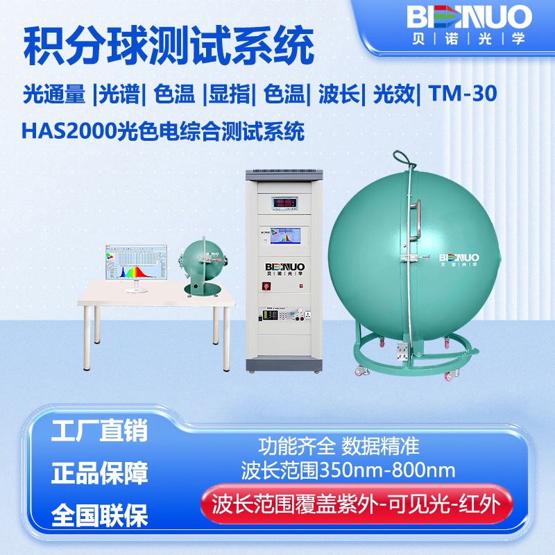 Прямые продажи завода, интегрирующий сферический тестер, спектроанализатор, тестер светового потока, тестер цветовой температуры и длины волны