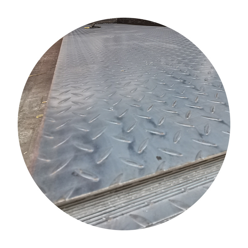 Foshan Steel Plate Patterned Plate Container Steel Plate Q235B Steel Plate Galvanized Patterned Plate Hot Rolled Steel Plate Welding