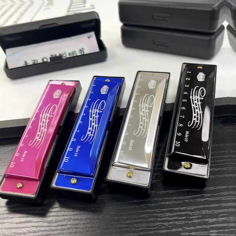 10-дырочная титановая металлическая губная гармоника образовательные игрушки для детей начинающих студентов использование взрослыми самоучками входные музыкальные инструменты