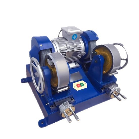 Rubber Double-Head Grinding Machine, Rubber Sheet Grinding Machine, Double-Wheel Grinder, Coarse Grinding and Fine Grinding Standard Experimental Testing Instrument