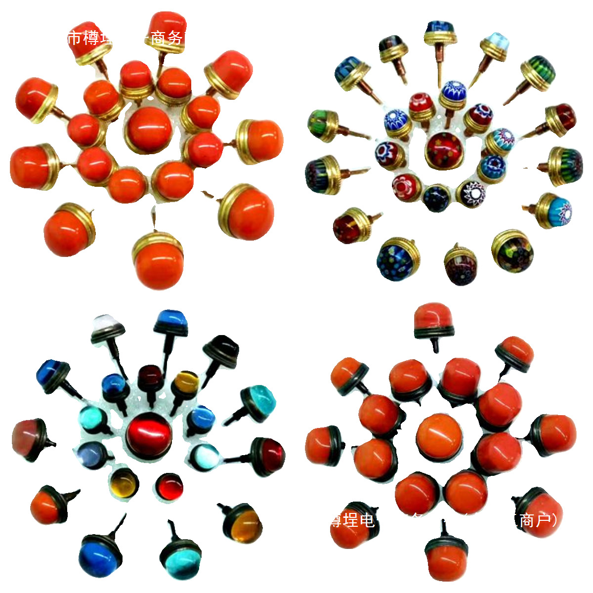 Inlaid Snuff Bottle Lid Brass Lid Accessories Copper Spoon Gourd Lid Antique Agate Lid Wine Bottle Spout with Copper Inlay