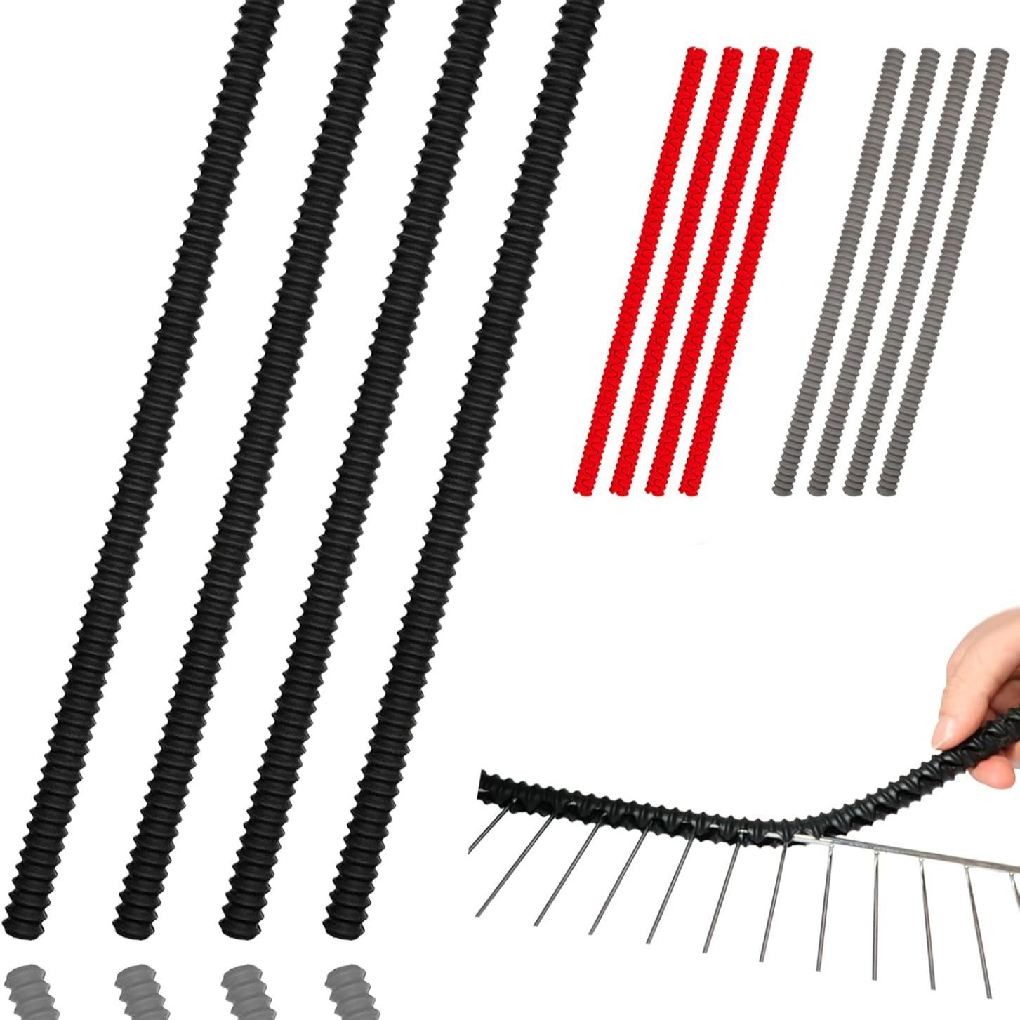 High Temperature Resistant Silicone Insulation Strip, Anti-Scalding Strip, Special Threaded Rubber Strip for Microwave Oven, Oven Insulation Tube, Anti-Scalding Rack