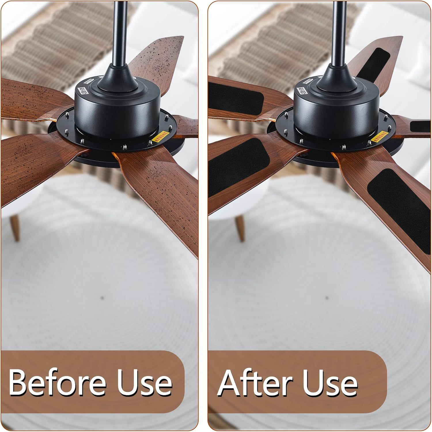 Amazon's Best-Selling Ceiling Fan Activated Carbon Filter Cotton Fan Blade Coconut Efficient Air Purification G4 Purifier