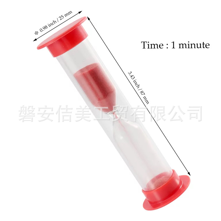 Hourglass Timer plastic glass hourglass drop-resistant children's toy gift hourglass ornaments in stock wholesale