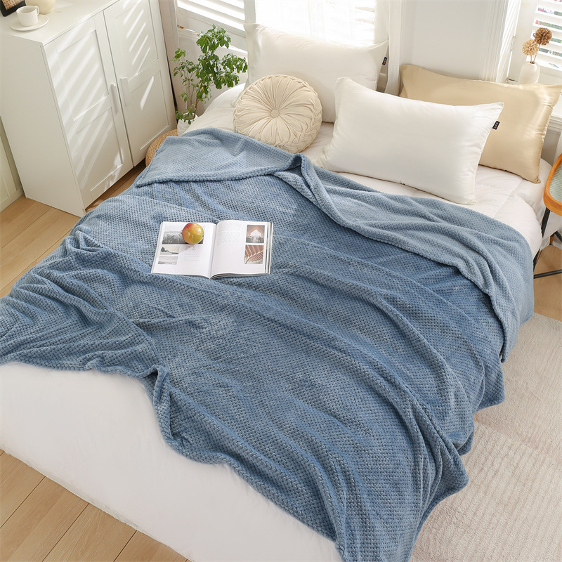 Blanket Blanket Mesh Coral Fleece Blanket Lunch Break Blanket Sofa Blanket Winter Flannel Pineapple Blanket Cross-border Blanket