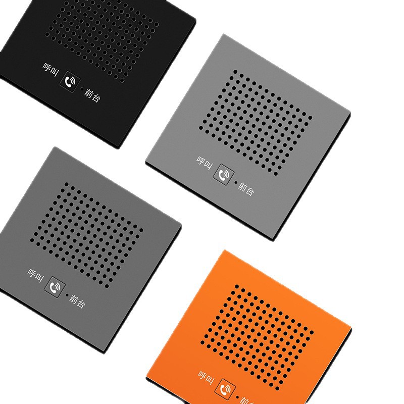 Hotel Wall Phone 86 Box Embedded Emergency Call Panel Hands-Free Guest Room Phone One-Touch Dialing