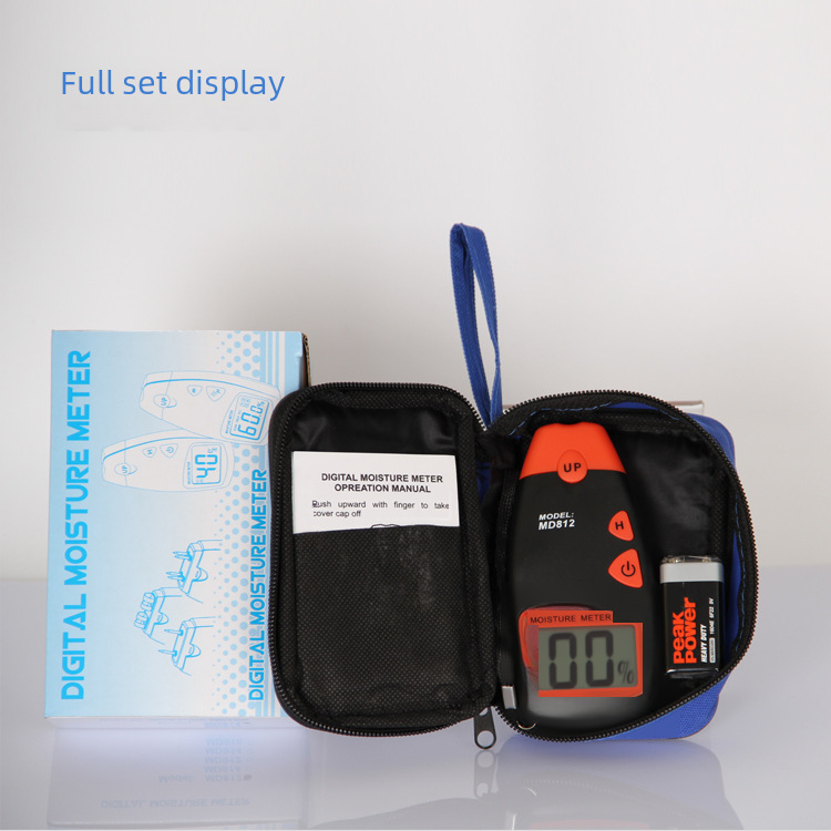 Moisture tester MD812 Wood hygrometer digital wood moisture meter humidity detector