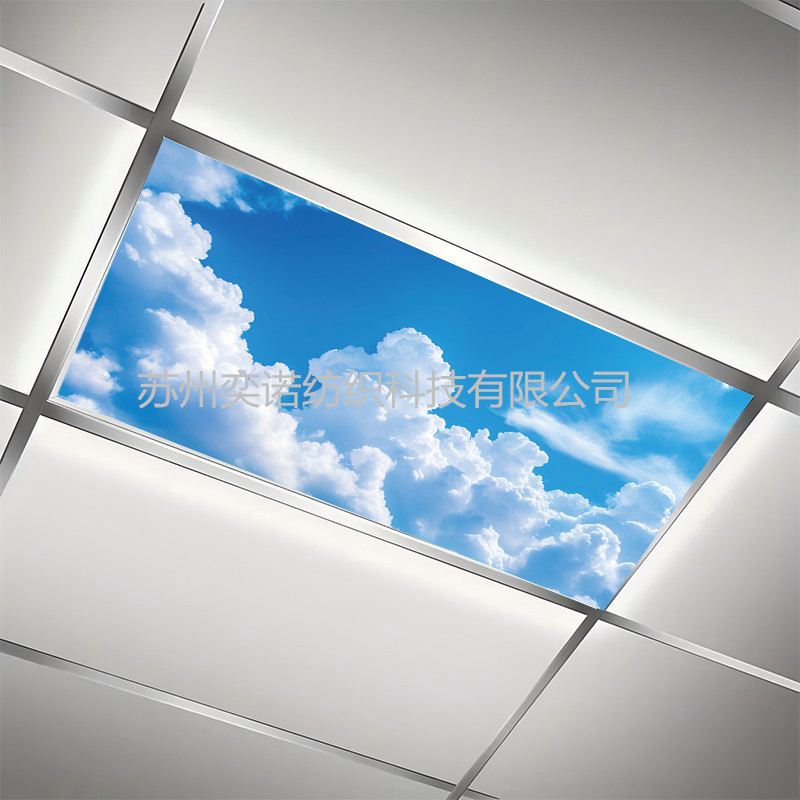 Amazon Spot Big Tree Print Fluorescent Magnetic Lampshade Flame Retardant Shading Cloth Eye Protection Office Classroom Lampshade