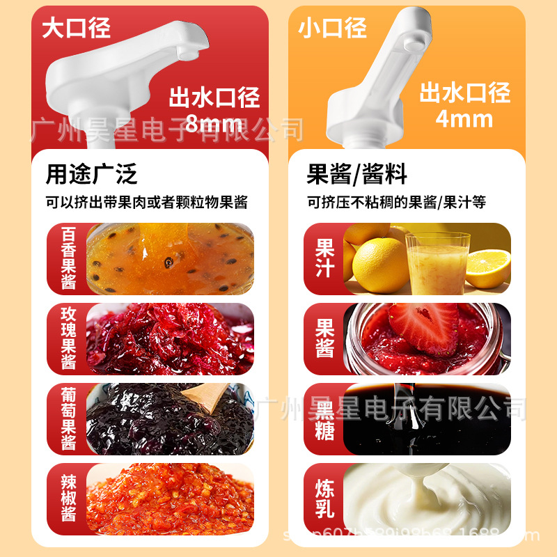 Fructose Syrup Squeeze Bottle Milk Tea Shop Press Bottle Paste Paste Bottled Squeeze Bottle Commercial Sugar Squeeze Bottle