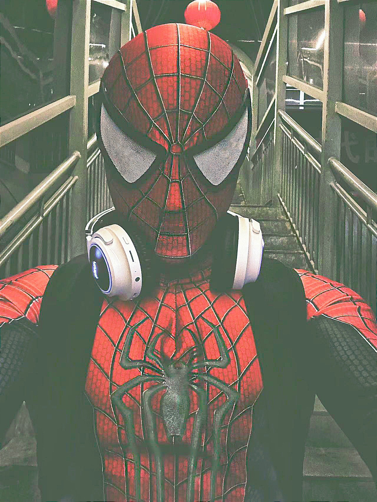 Extraordinary 2 Spider-Man Cosplay All-Inclusive Bodysuit Spandex Elastic Digital Printing Comic Show Performance Clothing