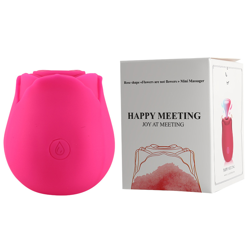 Rose Flower Sucker, Vibrating Egg, Female Vibrator, Private Parts Nipple Stimulation, Adult Products Wholesale