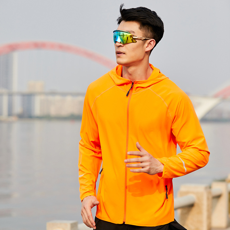 Ice Silk Quick-Drying Summer Thin Jacket for Men and Women, Casual Sun Protection Clothing, Outdoor Sports Breathable Customized Skin Clothing