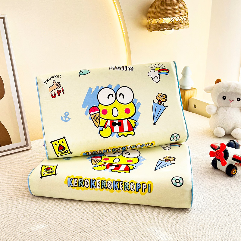Cartoon Sanrio Class A Cotton Pillowcase Children's Natural Latex Small Pillow Baby Nap Breathable Neck Pillow