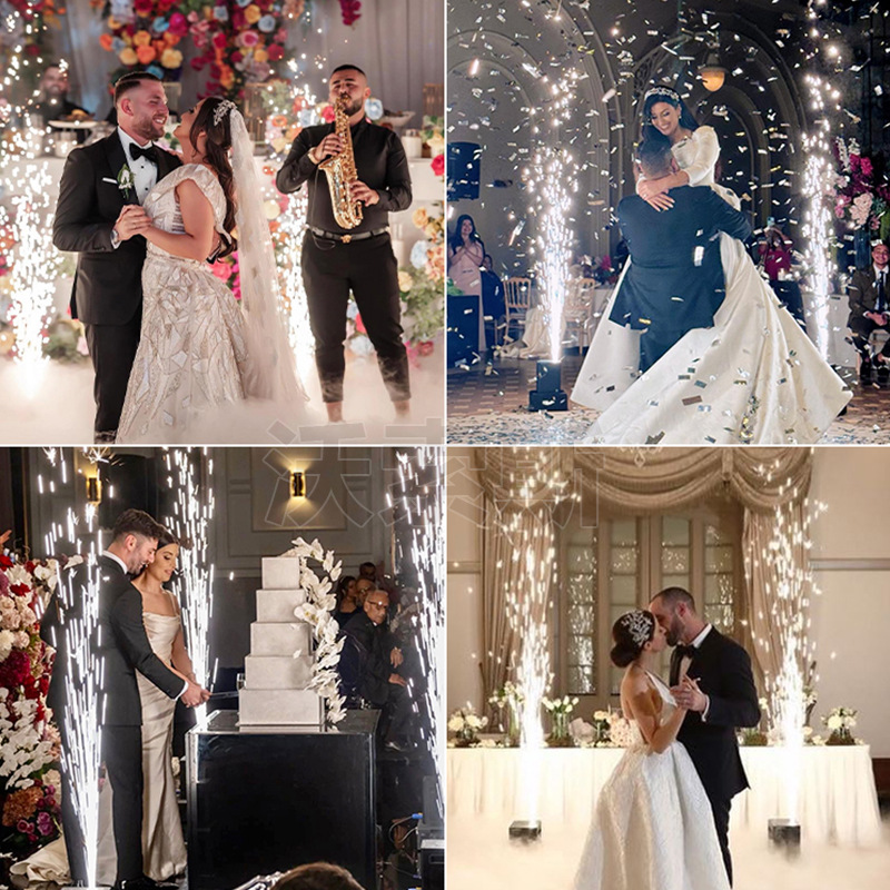 Cross-Border Small Mini Spray Machine Wedding Stage Special Effects Machine Bar Performance Fountain Atmosphere Small Fireworks Machine
