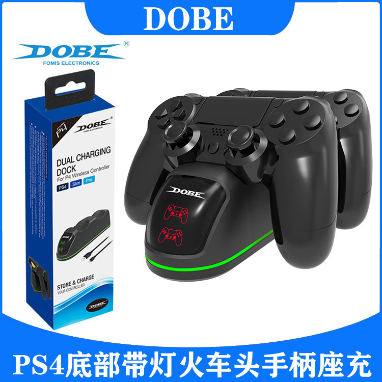 игровой контроллер PS4 с подсветкой и двойным зарядным устройством для PS4 Slim/Pro