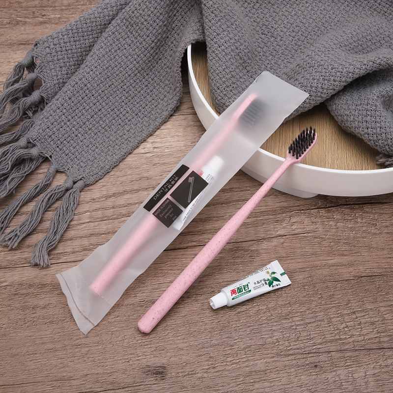 Star hotel disposable toiletries suit B & B hotel disposable toothbrush toothpaste hotel supplies wholesale