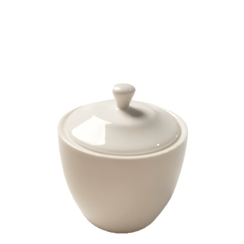 Small Portable Ceramic Cracked Ice Ceramic Coffee Sugar Bowl for Home Use