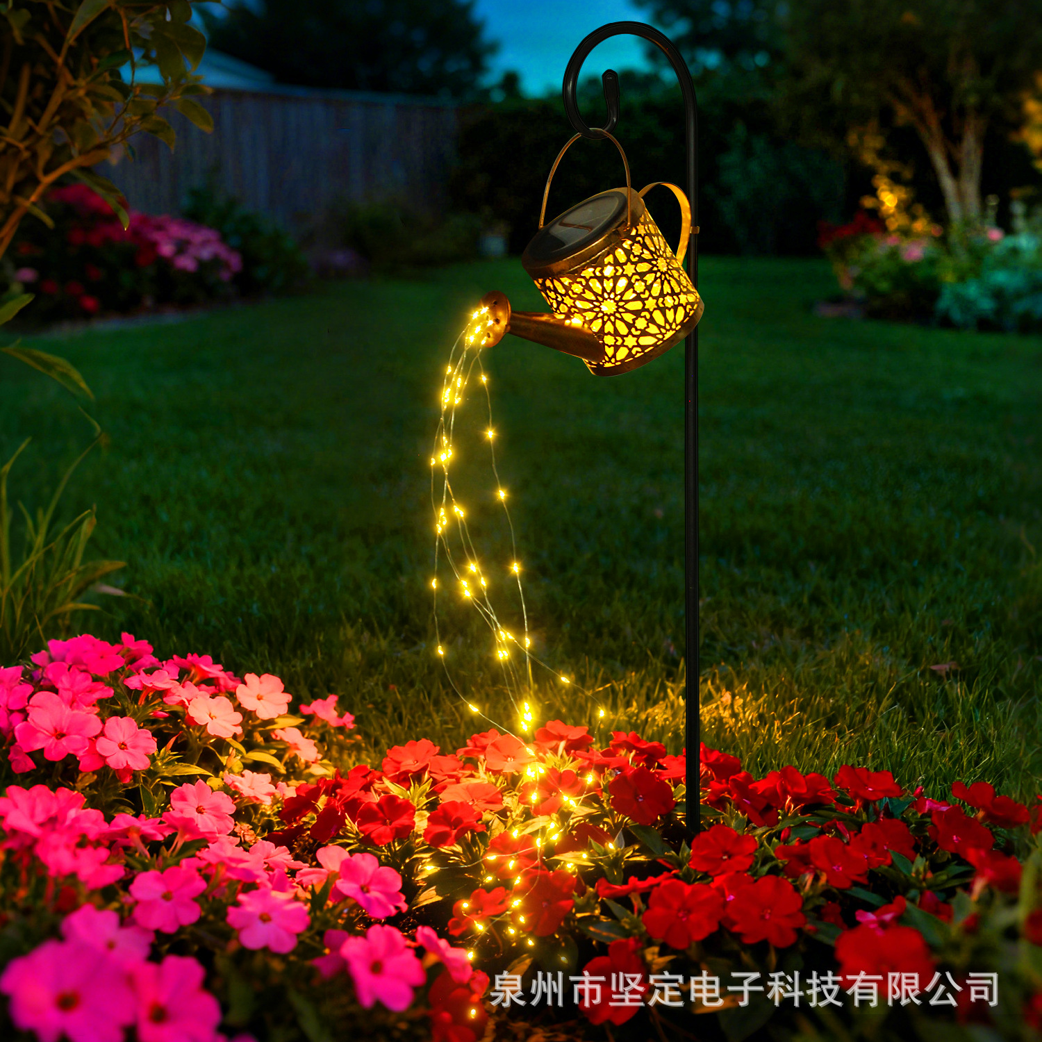 Кросс-бордерная популярная лампа из кованого железа, солнечная полая ландшафтная лампа, уличная водонепроницаемая, оптовая поставка с завода