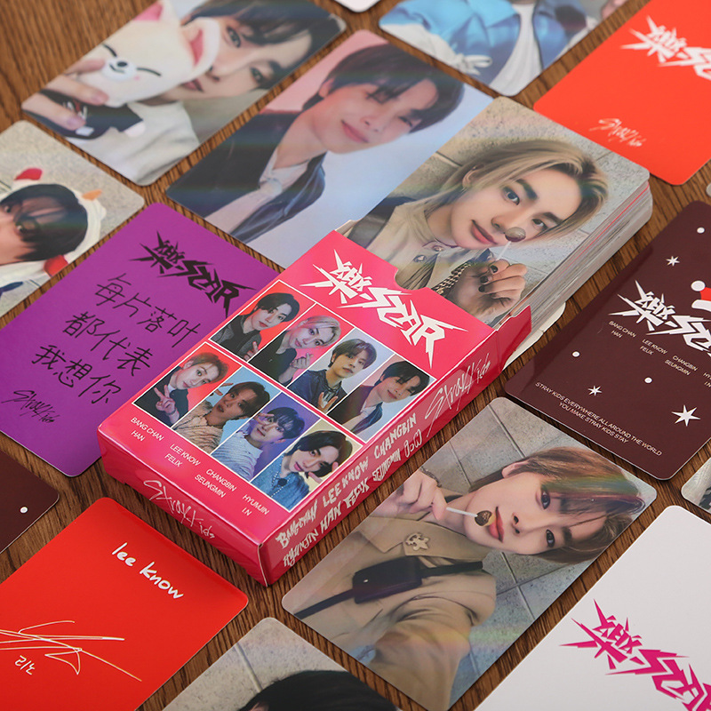 Stray Kids New Product—Chui's Same Laser Photo Card Set of 48 Pieces for Sale