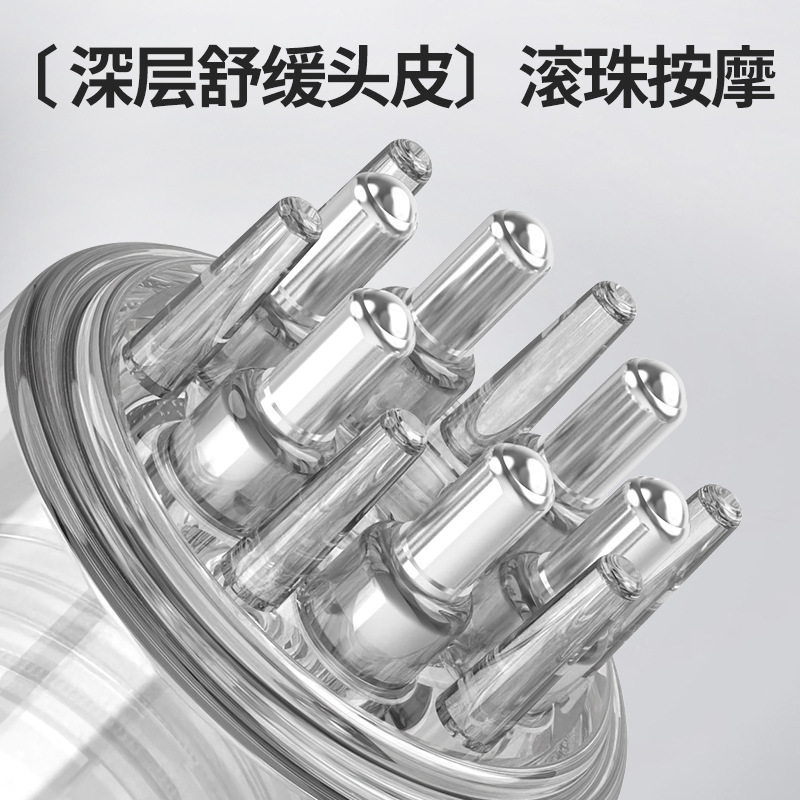 Mino scalp applicator ball massage dense hair liquid introduction essential oil applicator head dil tincture 1ml administration