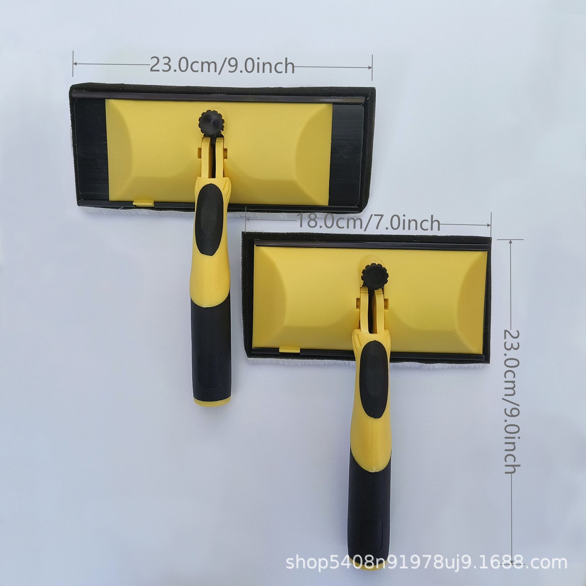 90 ° Rotatable Ergonomic Comfortable Handle 7-9 Wool Board Brush Brush for Larger Areas