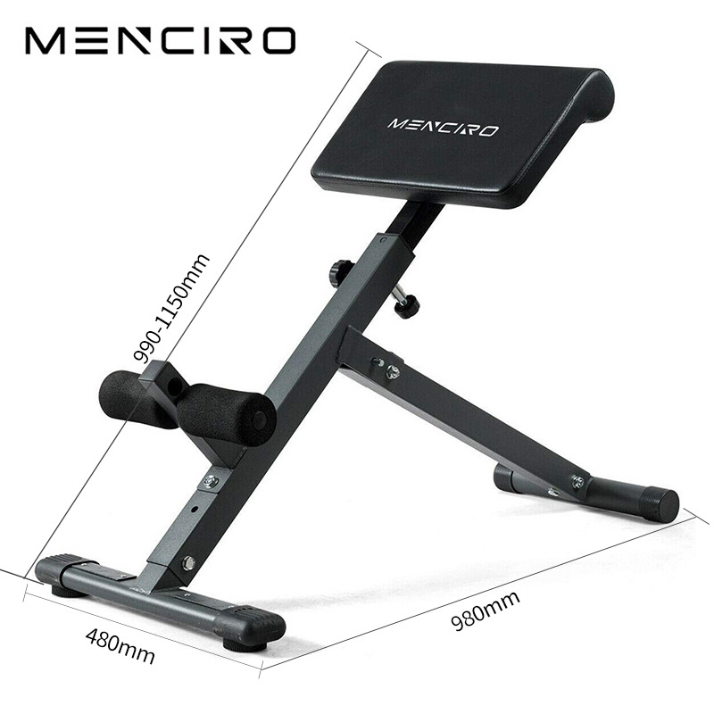 Roman Chair for Men and Women, Adjustable Waist and Abdomen Fitness Bench, Sit-Up Bench, Roman Bench, Fitness Equipment for Home Use (E0001)