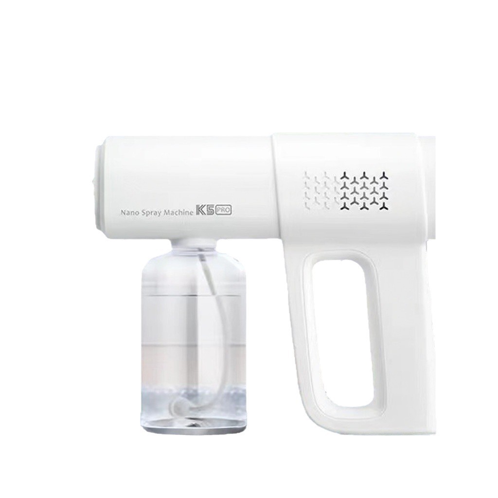 K5Pro Wireless Handheld Disinfection Spray Gun Home Epidemic Prevention Indoor Electronic Sterilizer Blue Light Nano Sprayer